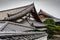 Temple Roofs in buddhist temple complex ByÅdÅ-in in Uji, Kyoto, Japan